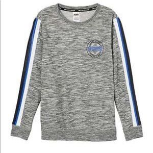 Pink Victoria Secret Grey Crew Neck Sweater ✨